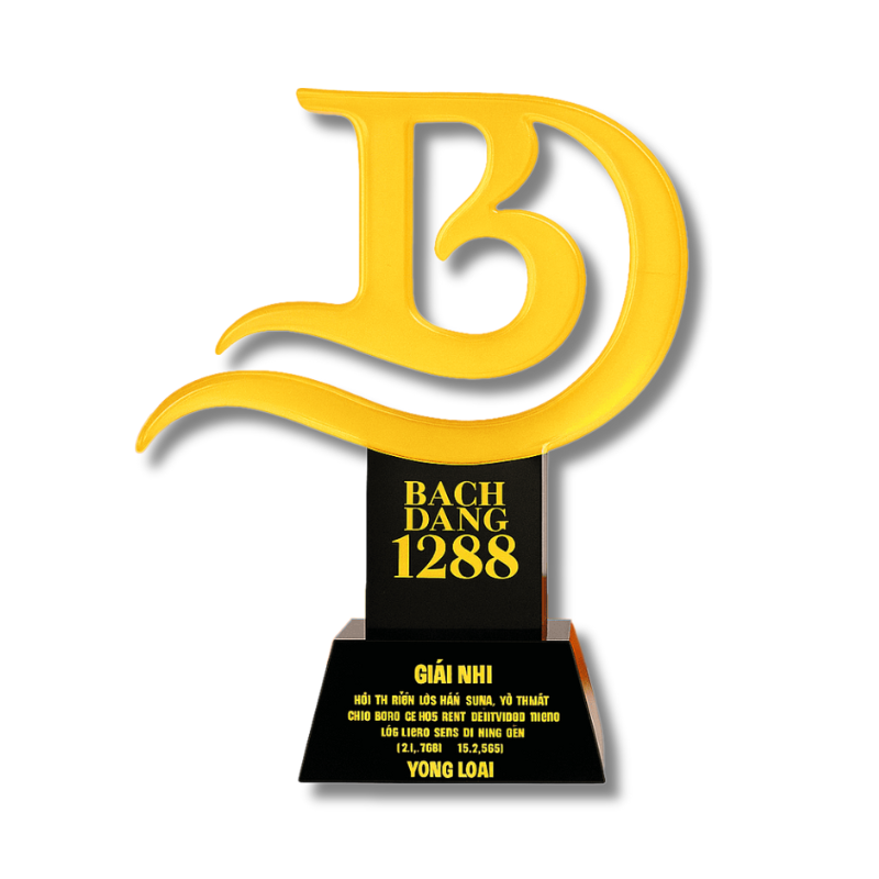 Cúp pha lê sáng tạo